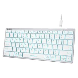 Клавиатура проводная USB A4tech Fstyler FX-61, Ice Blue фото