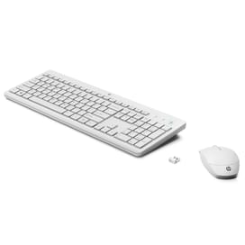 Клавиатура + Мышка беспроводные USB HP 230, White фото