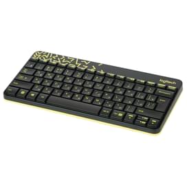 Клавиатура + Мышка беспроводные USB Logitech MK240 Nano, Black фото