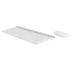 Клавиатура + Мышка беспроводные USB Logitech MK470 Slim, Offwhite фото