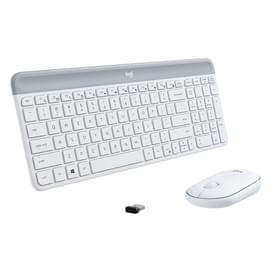 Клавиатура + Мышка беспроводные USB Logitech MK470 Slim, Offwhite фото