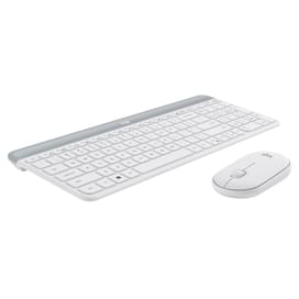 Клавиатура + Мышка беспроводные USB Logitech MK470 Slim, Offwhite фото