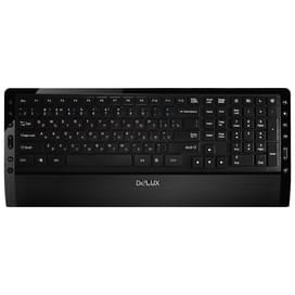 Клавиатура проводная USB Delux DLK-1900U Black фото