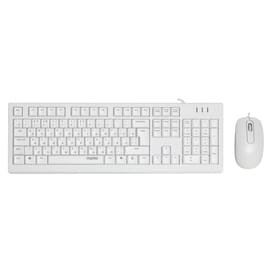Клавиатура+Мышка проводные USB Rapoo X120PRO White фото