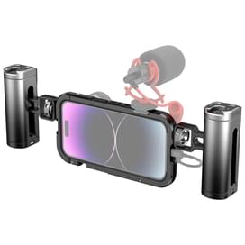 Клетка и ручка SmallRig 4076 Cage для iPhone 14 Pro с двумя ручками фото