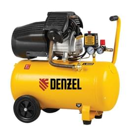 Компрессор Denzel DCV1800/50, 1,8 кВт, 50 литров, 320 л/мин (58168M) фото