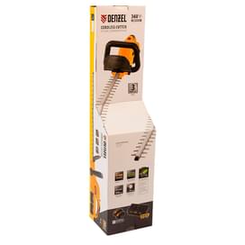 Кусторез аккумуляторный Denzel RBC510-36, Li-ion, 36 В, 4 Ач, нож 510 мм, поворотная ручка (59410M) фото