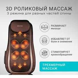 Gezatone, Массажное кресло в автомобиль, массажная накидка на кресло и на сиденье автомобиля Easy Relax AMG-399SE фото