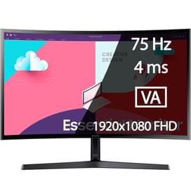 Монитор 24" Samsung LS24C366EAIXCI Curved 1920x1080 16:9 VA 75ГЦ (HDMI+D-Sub) Black фото