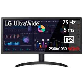 Монитор 25,7'' LG 26WQ500 UltraWide 2560×1080 21:9 IPS 75ГЦ (2HDMI) Black фото