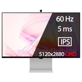 Монитор 27" Samsung Smart ViewFinity S9 LS27C902PAIXCI 5120x2880 16:9 IPS 60ГЦ (mDP+TB90) WF Silver фото