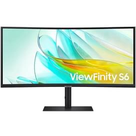 Монитор игровой 34" Samsung ViewFinity S6 LS34C650UAIXCI 3440x1440 21:9 VA 100ГЦ (HDMI+DP+Type-C) Curved Black фото