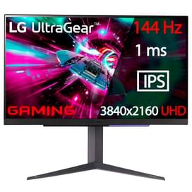 Монитор Игровой 27" LG 27GR93U-B 3840x2160 16:9 IPS 144ГЦ (2HDMI+DP) Black фото
