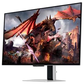 Монитор Игровой 32" Samsung Odyssey OLED G8 LS32DG800SIXCI 3840x2160 16:9 VA 240ГЦ (HDMI+DP) Silver фото