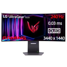 Монитор Игровой 34" LG 34GS95QE-B 3440x1440 21:9 OLED 240ГЦ (2HDMI+DP) Curved Black фото
