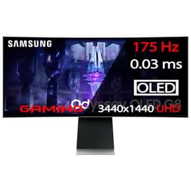 Монитор Игровой 34" Samsung OLED G8 LS34BG850SIXCI 3440x1440 21:9 OLED 175ГЦ (2Type-C+m-DP+m-HDMI) C фото