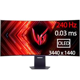Монитор Игровой 45" LG UltraGear OLED 45GS95QE-B 3440x1440 21:9 IPS 240ГЦ (2HDMI+DP) Black фото