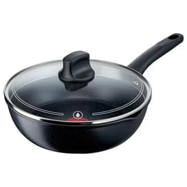 Сотейник с крышкой 26см Black Stone Tefal G2818202 фото