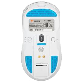 Мышка игровая беспроводная TechnoGaming Viper, White (G260-WRBRDFW1) фото