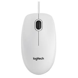 Мышка проводная USB Logitech B100 White фото