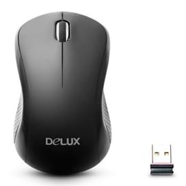 Мышка беспроводная USB Delux DLM-391OGB Black фото