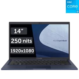 Ноутбук Asus ExpertBook B1 i3 1215U / 8ГБ / 256SSD / 14 / DOS / (B1400CBA-EB0766) фото