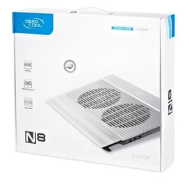 Охлаждающая подставка для ноутбука Deepcool N8 до 17", Серебристый фото