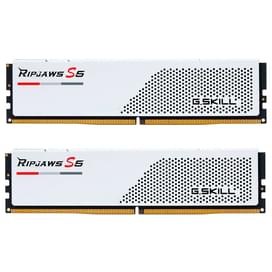 DDR5 DIMM Жедел жадысы 32GB (16GBx2) /5200MHz G.SKILL Ripjaws S5 White (F5-5200J4040A16GX2-RS5W) фото