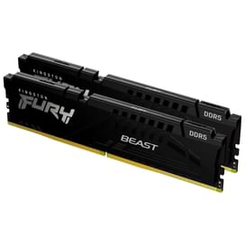 Оперативная память DDR5 DIMM 16GB(8GBх2)/5200MHz Kingston Fury Beast (KF552C40BBK2-16) фото