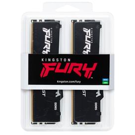 Оперативная память DDR5 DIMM 16GB(8GBx2)/5600Mhz PC5-44800 Kingston FURY Beast EXPO RGB фото