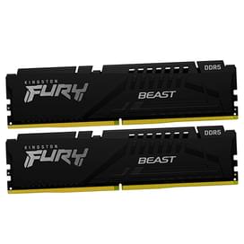 Оперативная память DDR5 DIMM 16GB(8GBx2)/5600Mhz Kingston Fury Beast Black EXPO [KF556C36BBEK2-16] фото