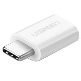 Переходник-адаптер Ugreen USB-C to Micro USB Adapter (White) (US157) фото