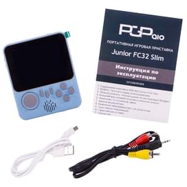 Портативная игровая консоль PGP AIO Junior FC32a Slim, Light Blue (PktP28) фото