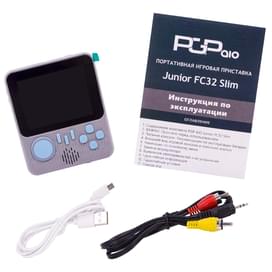 Портативная игровая консоль PGP AIO Junior FC32b Slim, Grey (PktP29) фото