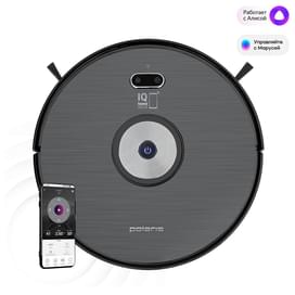 Робот пылесос Polaris PVCR-3200 Dark Grey IQ Home Aqua фото