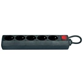 Сетевой фильтр Defender ES 3м, 5 розеток, 10А, черный (Defender 99485) фото