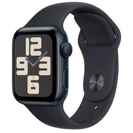 Смарт-часы Apple Watch SE 2023, 40mm Midnight Aluminium Case with Midnight Sport Band - S/M (MR9X3) фото