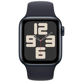 Смарт-часы Apple Watch SE 2023, 40mm Midnight Aluminium Case with Midnight Sport Band - S/M (MR9X3) фото