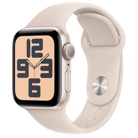 Смарт-часы Apple Watch SE 2023, 40mm Starlight Aluminium Case with Starlight Sport Band - S/M (MR9U3 фото