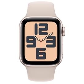 Смарт-часы Apple Watch SE 2023, 40mm Starlight Aluminium Case with Starlight Sport Band - S/M (MR9U3 фото