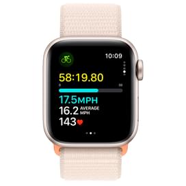 Смарт-часы Apple Watch SE 2023, 40mm Starlight Aluminium Case with Starlight Sport Loop (MR9W3) фото