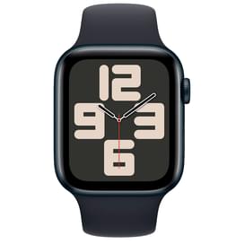 Смарт-часы Apple Watch SE 2023, 44mm Midnight Aluminium Case with Midnight Sport Band - M/L (MRE93) фото