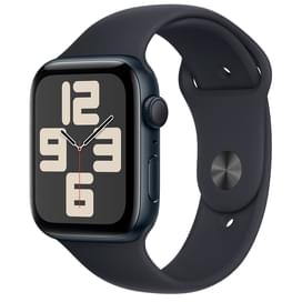 Смарт-часы Apple Watch SE 2023, 44mm Midnight Aluminium Case with Midnight Sport Band - S/M (MRE73) фото