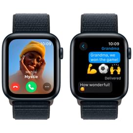 Смарт-часы Apple Watch SE 2023, 44mm Midnight Aluminium Case with Midnight Sport Loop (MREA3) фото