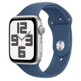 Смарт-часы Apple Watch SE 40mm Silver Aluminium Case with Denim Sport Band - S/M (MXEC3) фото