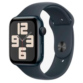 Смарт-часы Apple Watch SE 44mm Midnight Aluminium Case with Midnight Sport Band - M/L (MXEK3) фото