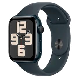 Смарт-часы Apple Watch SE 44mm Midnight Aluminium Case with Midnight Sport Band - S/M (MXEJ3) фото