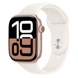 Смарт-часы Apple Watch Series 10 GPS 42mm Rose Gold Aluminium Case with Light Blush Sport Band - S/M фото