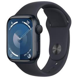 Смарт-часы Apple Watch Series 9, 41mm Midnight Aluminium Case with Midnight Sport Band - M/L (MR8X3) фото