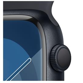 Смарт-часы Apple Watch Series 9, 45mm Midnight Aluminium Case with Midnight Sport Band - M/L (MR9A3) фото
